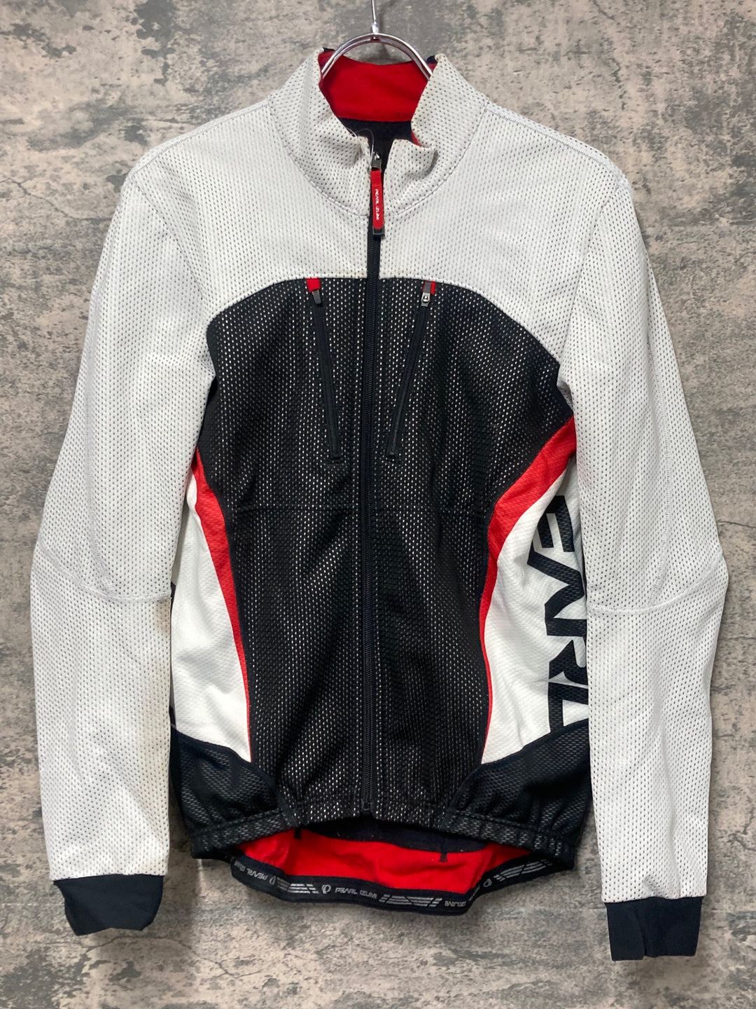 JQ566 パールイズミ PEARL iZUMi 長袖サイクルジャケット 白 L 裏起毛