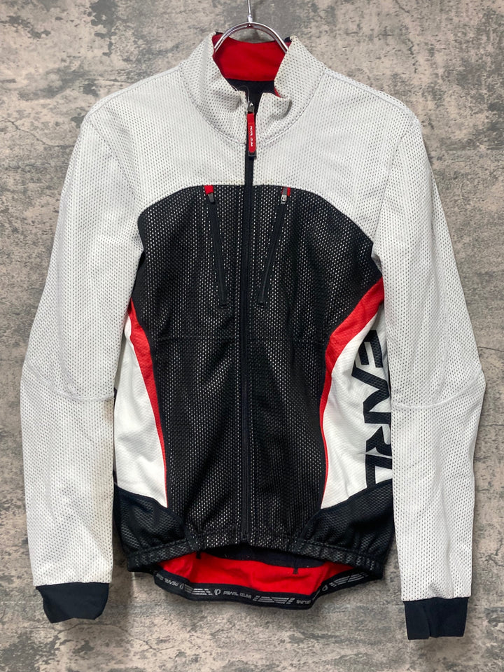 JQ566 パールイズミ PEARL iZUMi 長袖サイクルジャケット 白 L 裏起毛