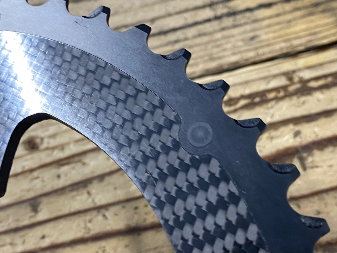 KI848 CARBON-TI X-CarboRing EVO カーボン チェーンリング 50T PCD110 4アーム R92xx R81xx