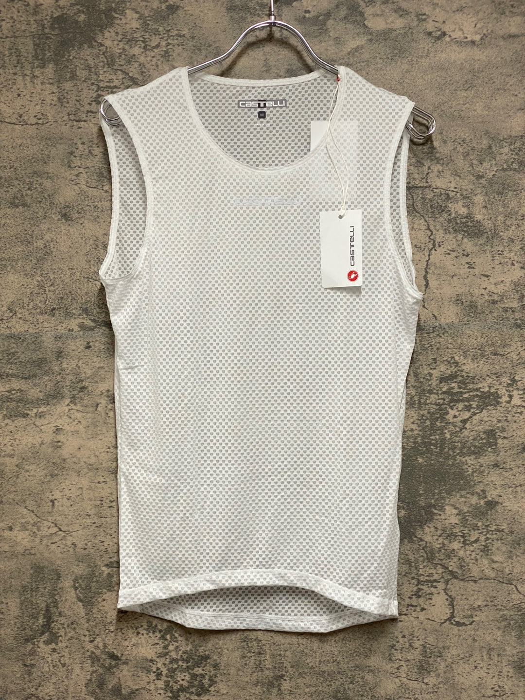 KE514 カステリ CASTELLI ノースリーブ ベースレイヤー 白 M