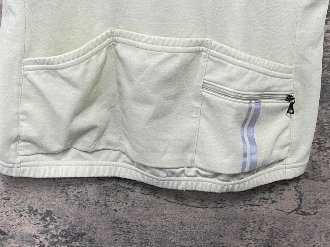 JS681 パールイズミ PEARL iZUMi 半袖 サイクルジャージ 白 黒 M