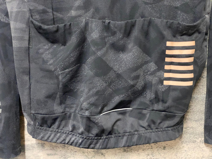 KM923 ラファ Rapha PRO TEAM LONG SLEEVE THERMAL JERSEY ROAD GRAFFITI 長袖 サイクルジャージ L ロゴヒビ