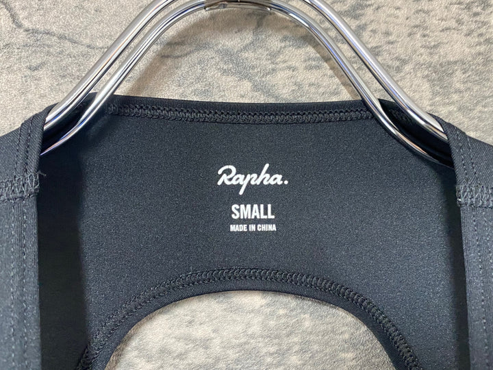 KF618 ラファ Rapha CORE CARGO WINTER TIGHTS WITH PAD ビブタイツ 黒 S 裏起毛 ※汚れあり