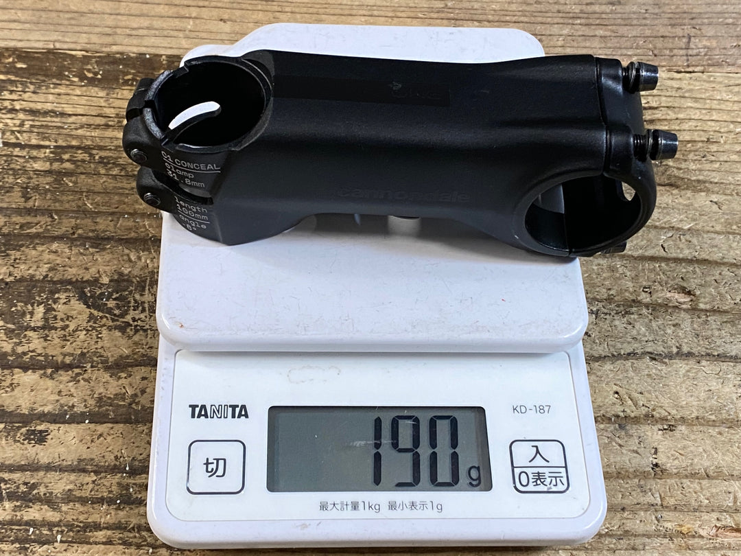 KA204 キャノンデール Cannondale ワン ONE アルミステム Φ31.8 -6° 100mm