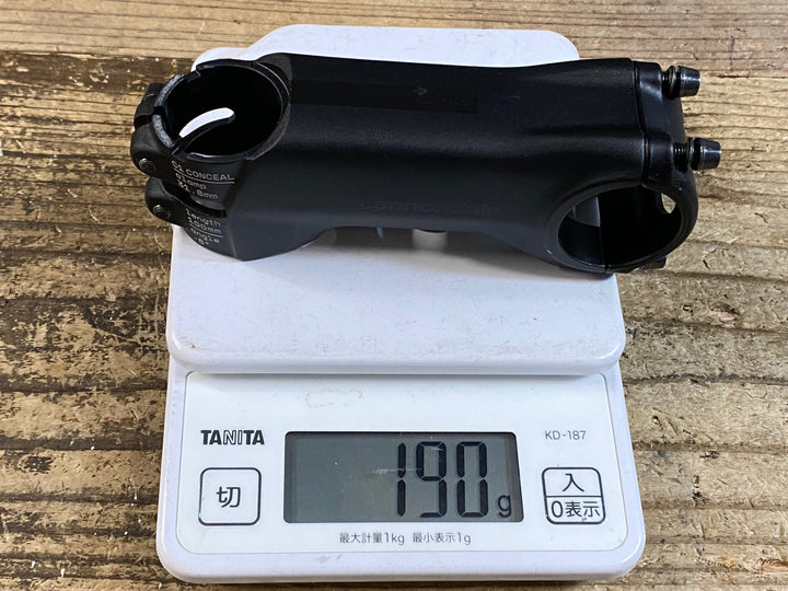 KA204 キャノンデール Cannondale ワン ONE アルミステム Φ31.8 -6° 100mm