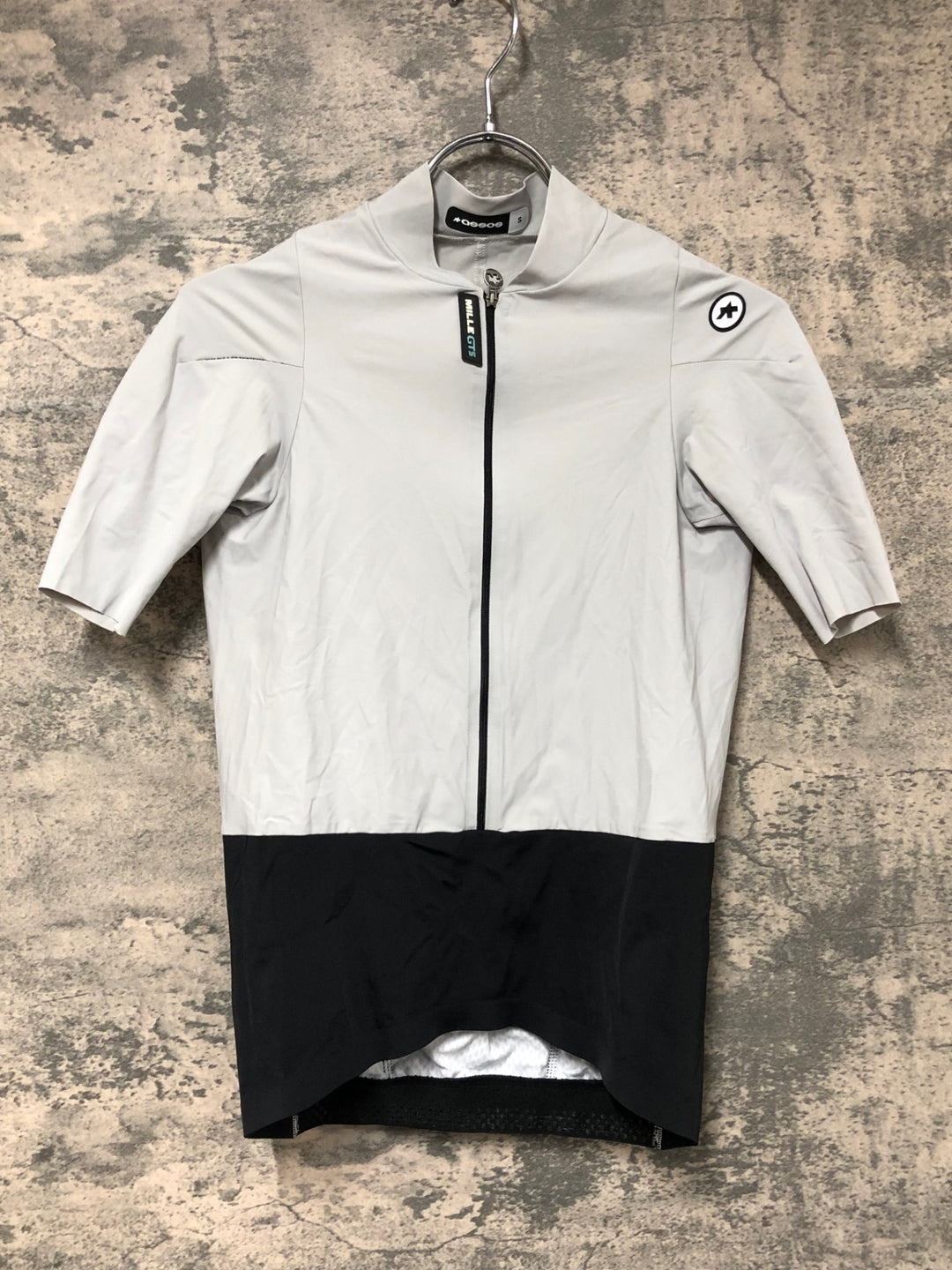JO800 アソス ASSOS MILLE GTS 半袖 サイクルジャージ 白 グレー S