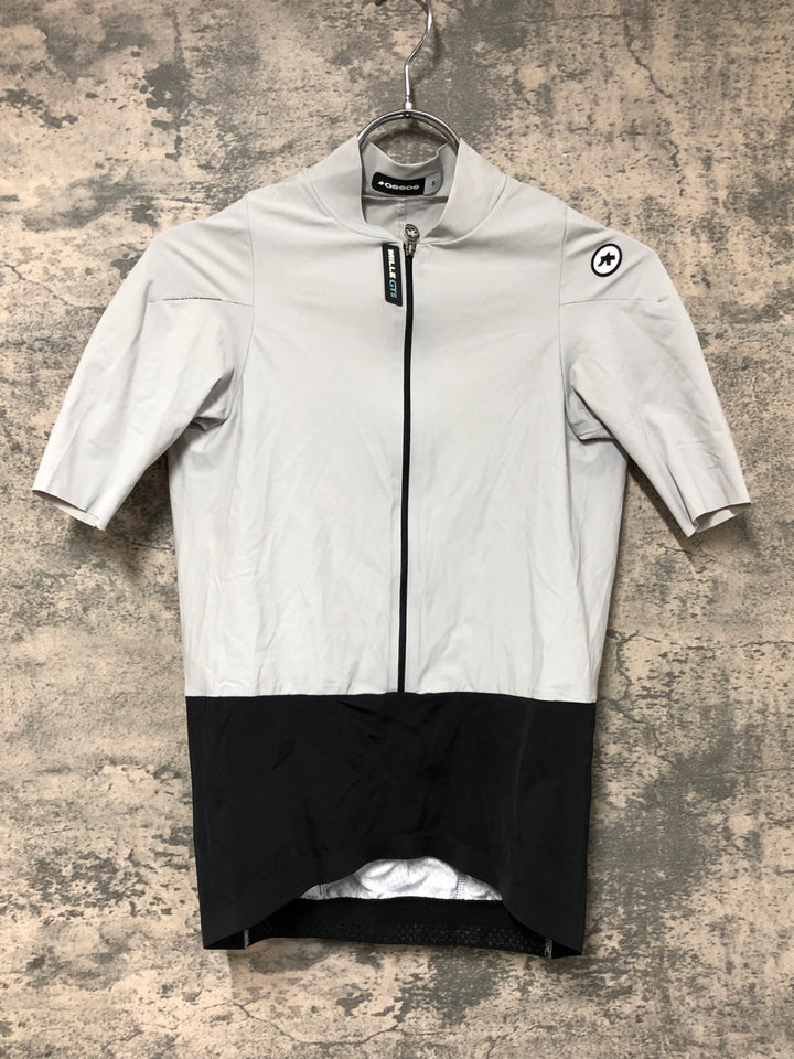 JO800 アソス ASSOS MILLE GTS 半袖 サイクルジャージ 白 グレー S
