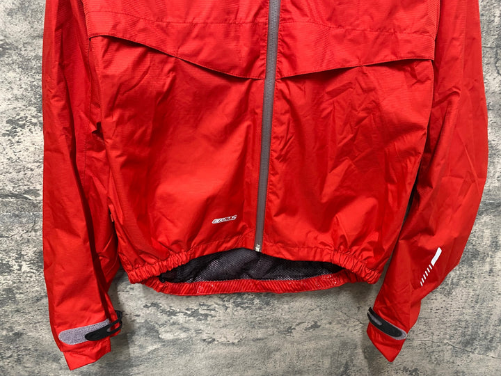 KD872 dhb 長袖 レインジャケット 赤 M