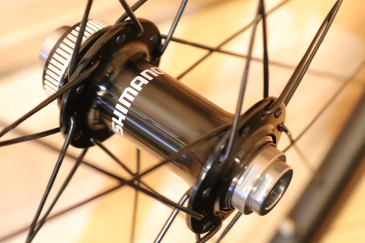 状態良好 シマノ SHIMANO WH-RS710-C32-TL DISC シマノ 11S/12S 21C カーボン チューブレス ディスク ロードバイク ホイールセット 【広島店】