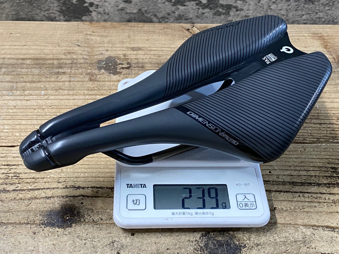 KH673 プロロゴ prologo DIMENSION SPACE サドル 黒 グレー 153mm T4.0レール
