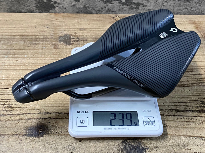 KH673 プロロゴ prologo DIMENSION SPACE サドル 黒 グレー 153mm T4.0レール
