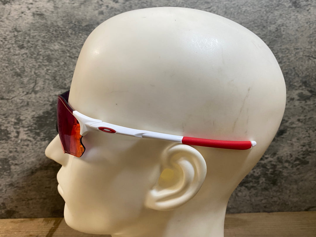 KH643 オークリー OAKLEY EV ZERO サングラス アイウェア 白 赤 PRIZMレンズ レンズ付属