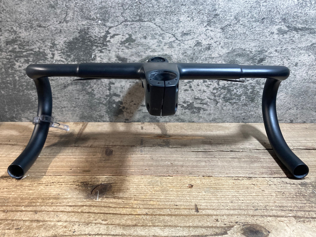 KJ949 キャニオン CANYON H36 AERO COCKPIT CF カーボン ドロップハンドル ステム一体型 C-C390mm 90mm OS