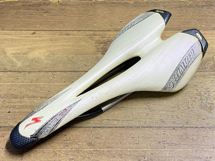 KJ918 スペシャライズド SPECIALIZED TOUPE 130 サドル 白 Tiレール