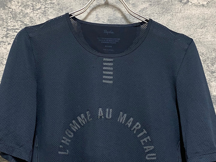 JM011 ラファ Rapha PRO TEAM BASE LAYER 半袖 ベースレイヤー 黒 M