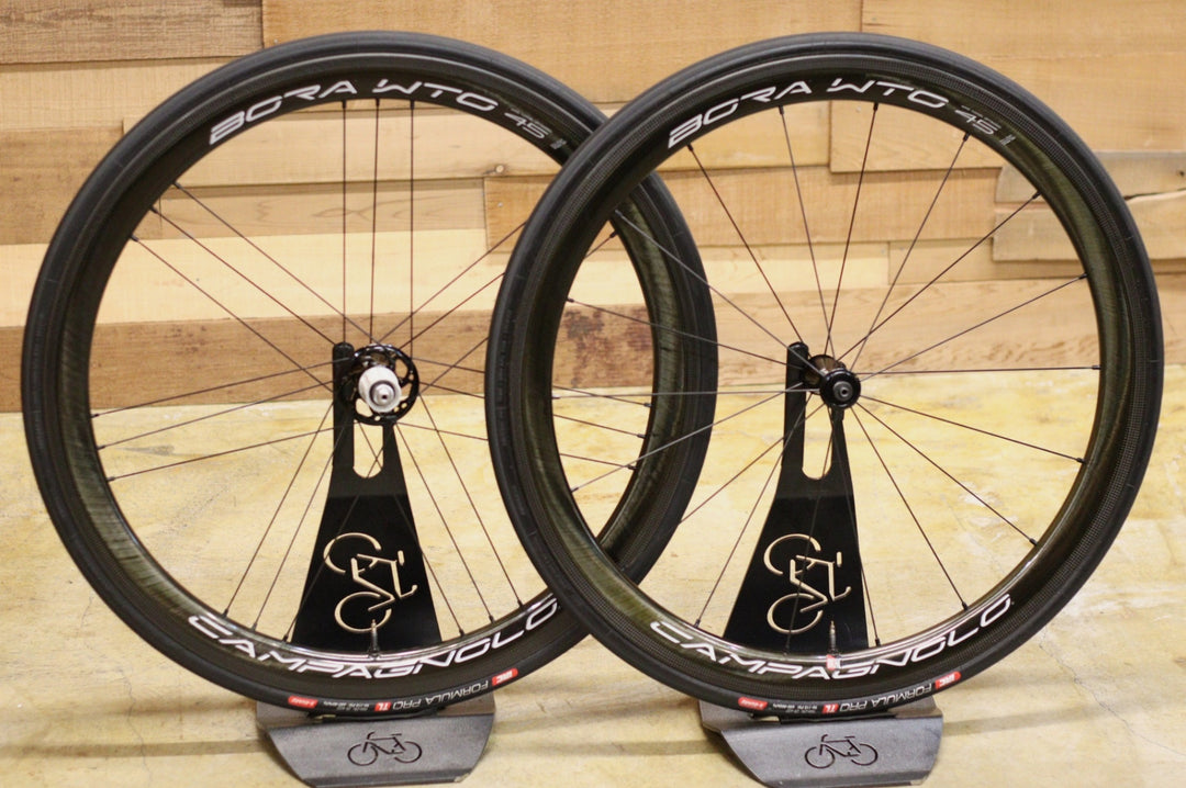カンパニョーロ CAMPAGNOLO ボーラ BORA WTO 45 カーボン チューブレス ホイールセット シマノ 12/11S 19C 【立川店】