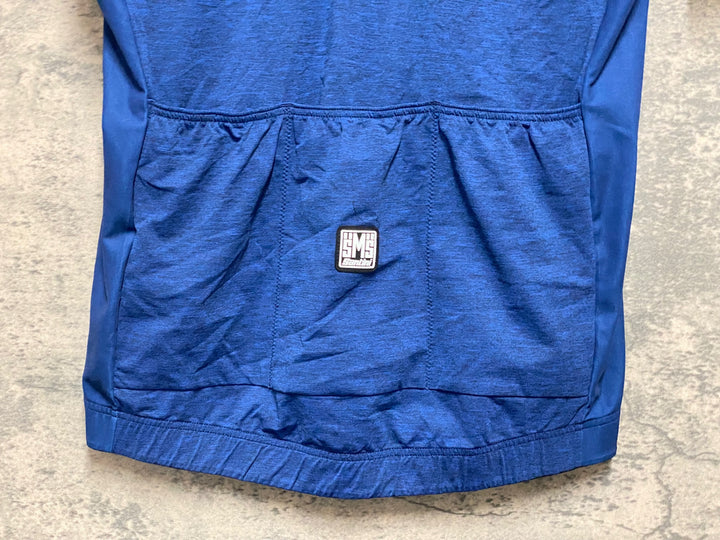 KJ521 サンティーニ Santini 半袖 サイクルジャージ ネイビー Ｍ