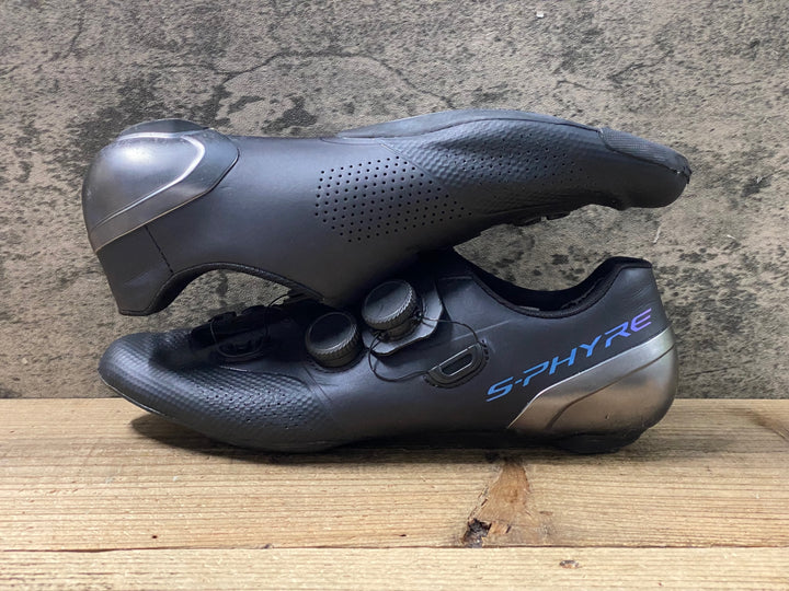 KO727 シマノ SHIMANO エスファイア S-PHYRE SH-RC902M-L01-S ビンディングシューズ EU44 3穴 黒