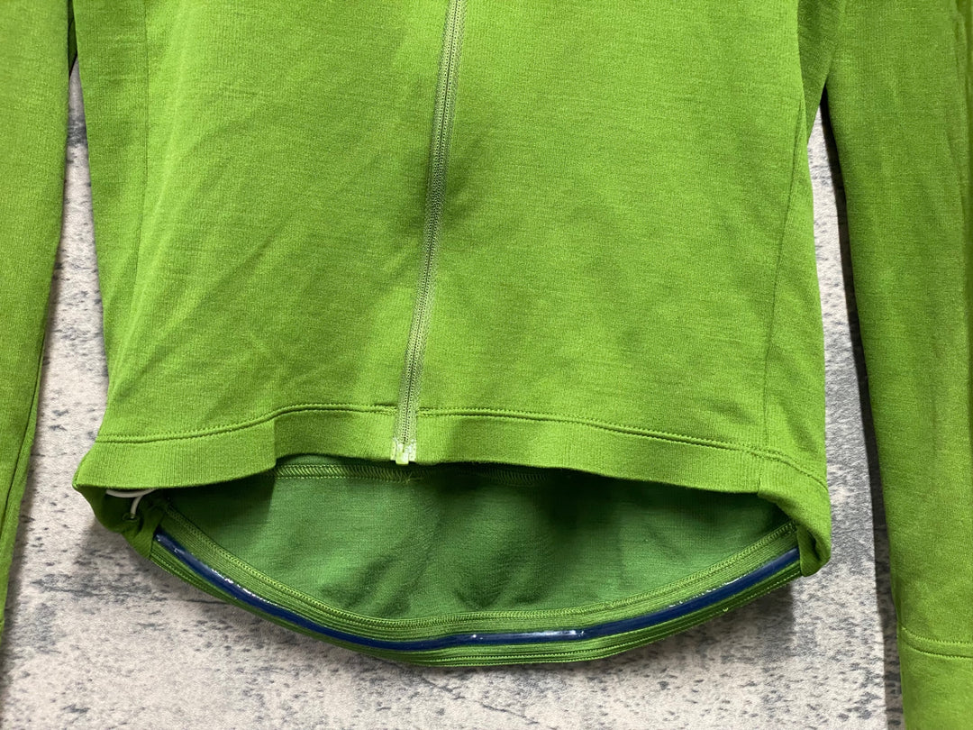 JJ275 ラファ Rapha CLASSIC LONG SLEEVE JERSEY 長袖サイクルジャージ 緑 XS