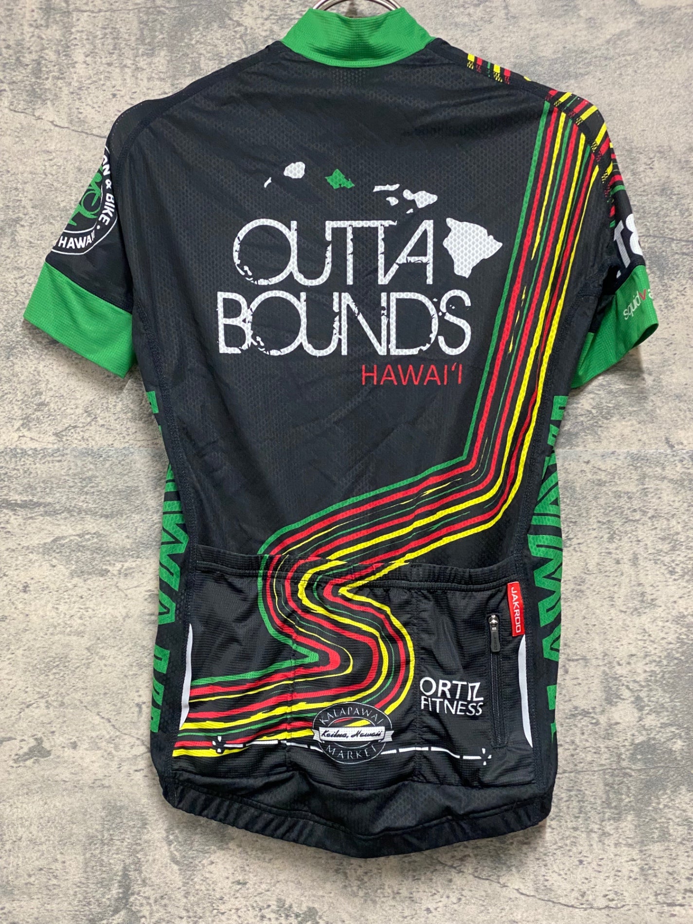 JZ147 JAKROO Outta Bounds Hawaii 半袖ジャージ 緑 XS – BICI AMORE