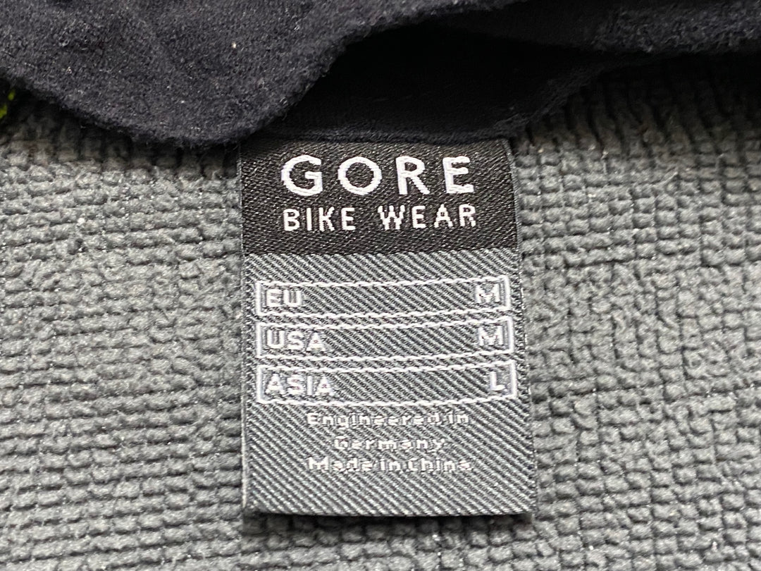 JZ003 ゴアバイクウェア GORE BIKE WEAR 長袖 サイクルジャケット 黃 L 裏起毛