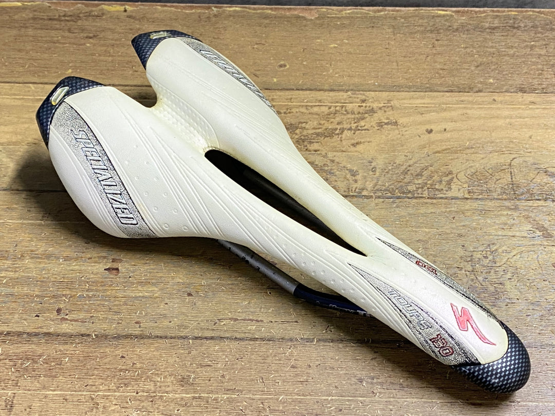 KJ918 スペシャライズド SPECIALIZED TOUPE 130 サドル 白 Tiレール