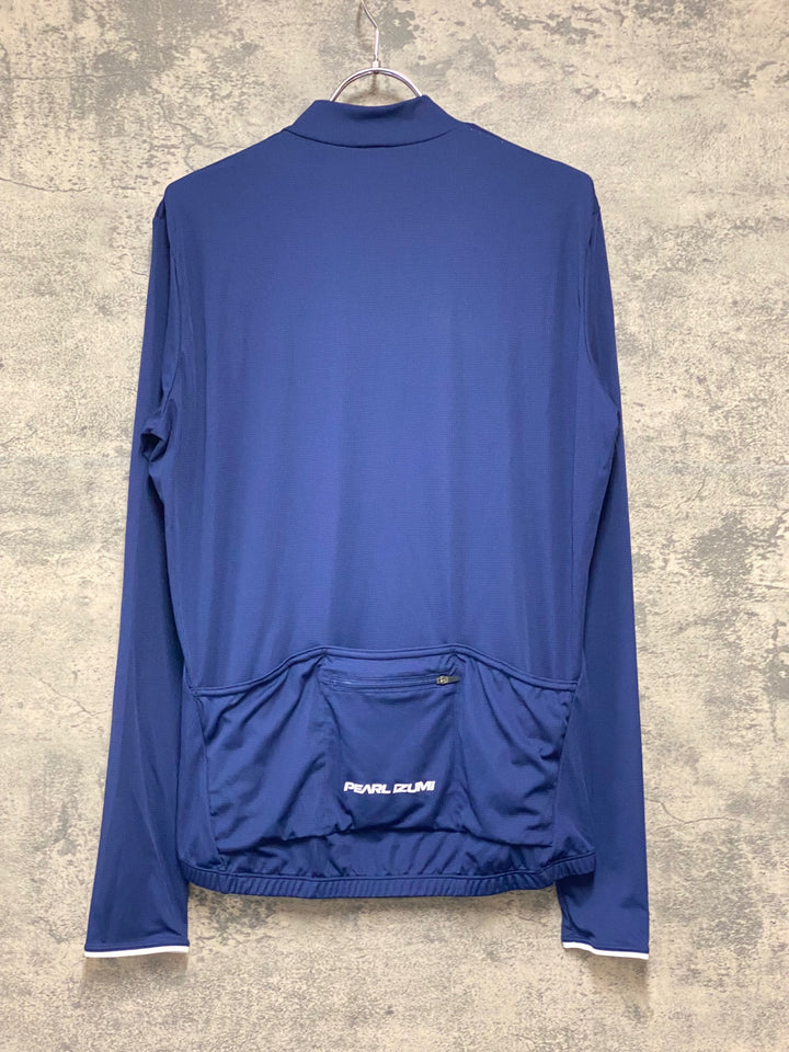 KA704 パールイズミ PEARL iZUMi 長袖 サイクルジャージ 薄手 紺 XLサイズ