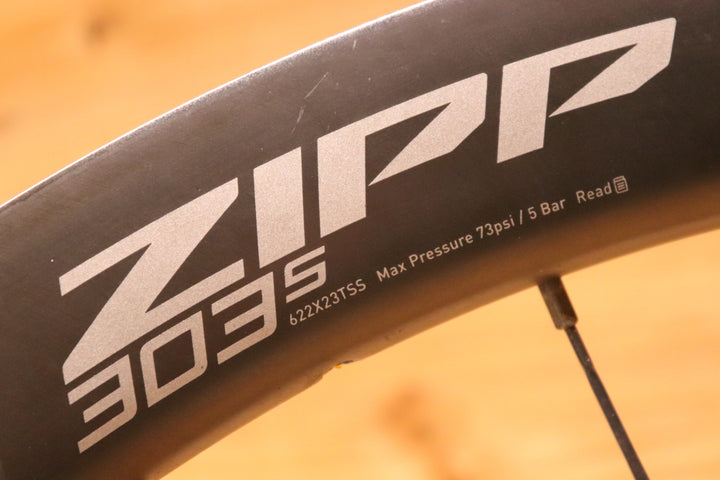 ジップ ZIPP 303S DISC シマノ 11S/12S 23㎜ フックレス カーボン チューブレス ロードバイク ホイールセット 【広島店】