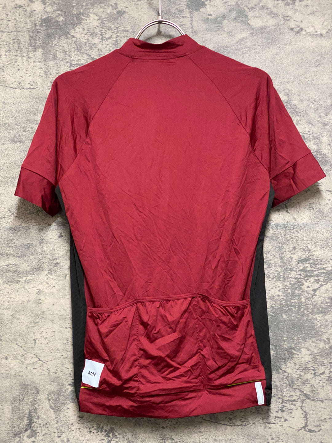 JS101 マイン MYN 半袖 サイクルジャージ ワインレッド L 未使用