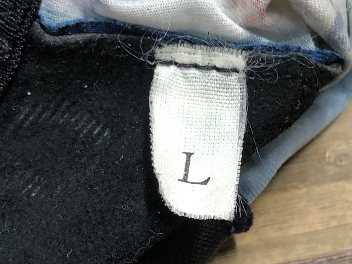 KM383 パンダーニ Pandani 指切 グローブ 紺 黒 L