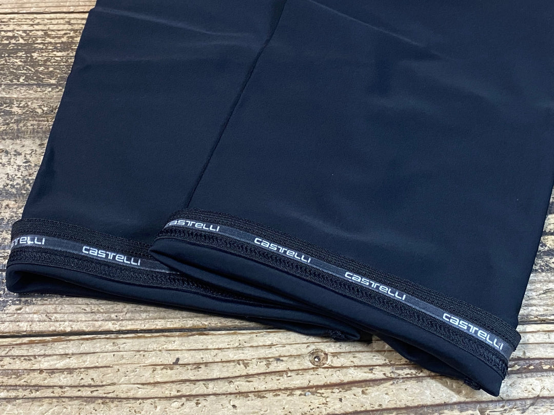 JT390 カステリ Castelli ニーカバー 黒 M