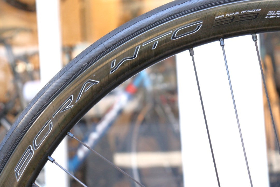 カンパニョーロ Campagnolo ボーラ BORA WTO 33 DB カーボン チューブレス ディスク ホイールセット シマノ11S/12S 19C 【横浜店】