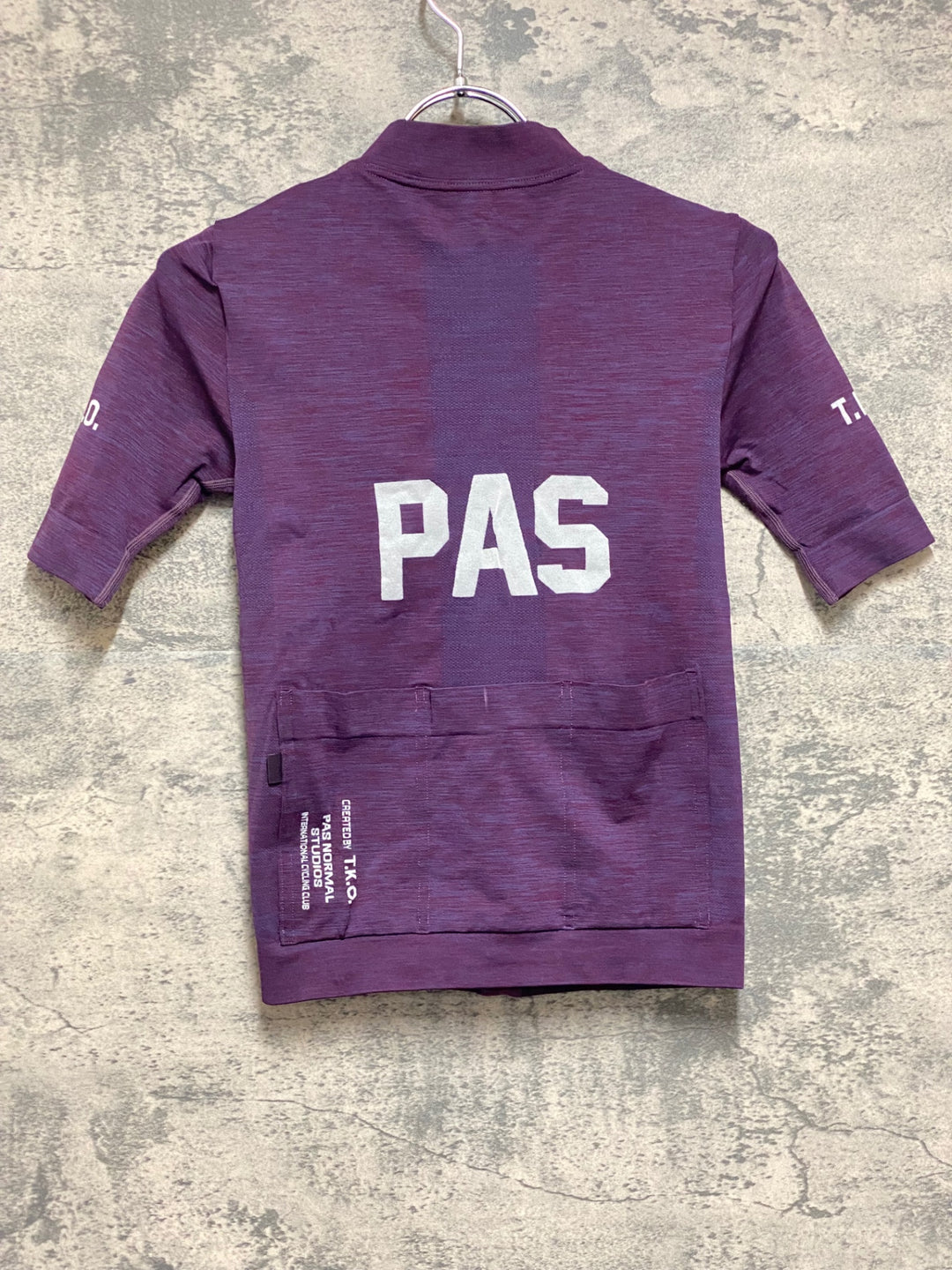 KK166 パスノーマルスタジオ PAS NORMAL STUDIOS T.K.O KNIT JERSEY 半袖 サイクルジャージ SMサイズ ニット