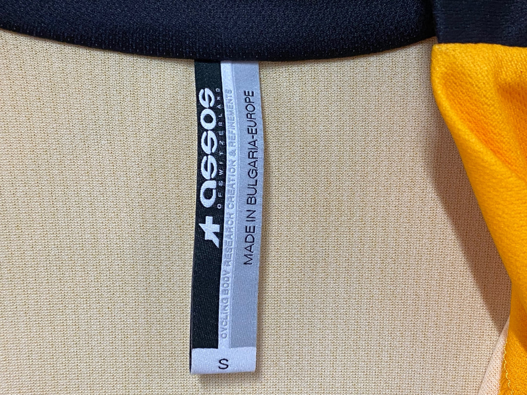 JE640 アソス ASSOS MILLE GT SUMMER LONG SLEEVE JERSEY 長袖 サイクルジャージ 黄 S