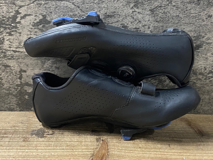 KF858 ボントレガー BONTRAGER VELOCIS WIDE ビンディングシューズ 黒 BOA 3穴 EU39 ※社外インナーソール