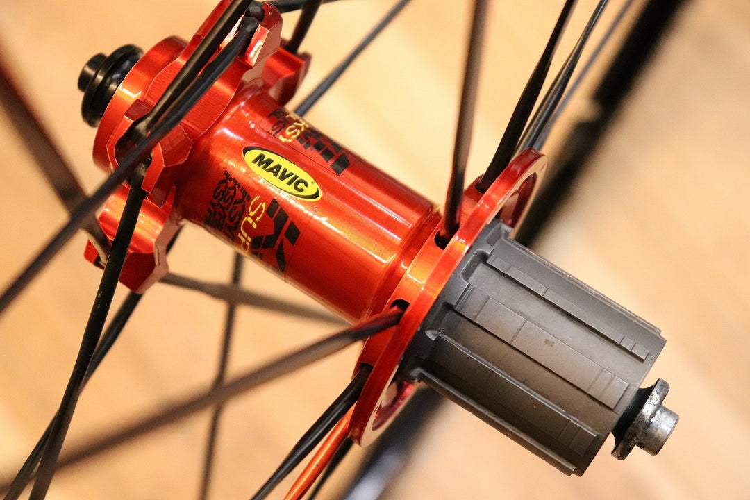 マヴィック MAVIC キシリウム KSYRIUM SL SUPERLIGHT アルミ クリンチャー ホイールセット シマノ 11S/12S ナローリム 15C 【芦屋店】