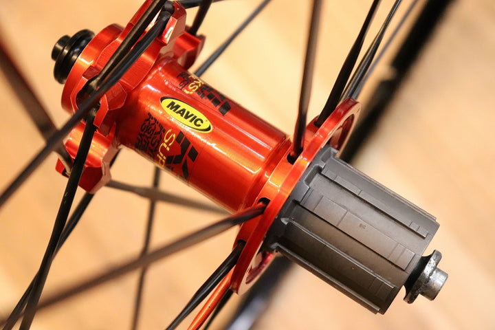 マヴィック MAVIC キシリウム KSYRIUM SL SUPERLIGHT アルミ クリンチャー ホイールセット シマノ 11S/12S ナローリム 15C 【芦屋店】