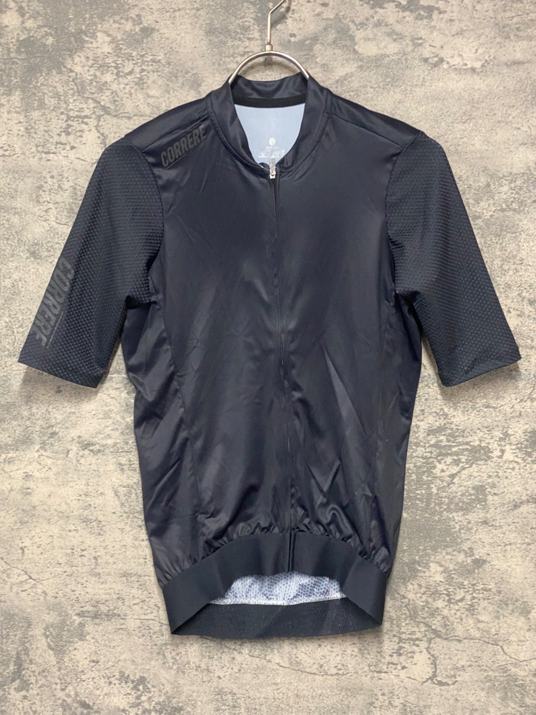 JT121 コレー CORRERE 半袖サイクルジャージ 黒 S