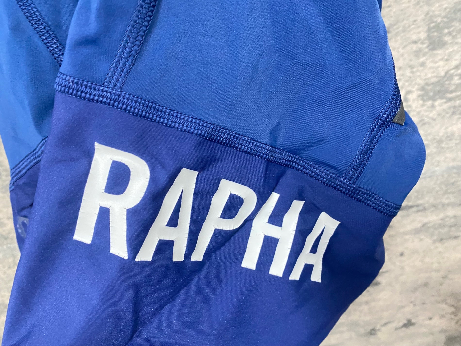 KC780 ラファ Rapha CORE BIB SHORTS ビブショーツ 青 ホワイト M 使用