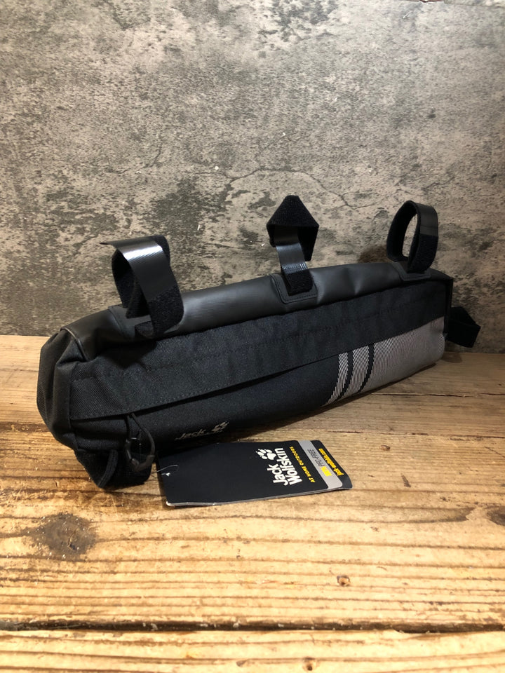 KE576 ジャックウルフスキン Jack Wolfskin トップチューブフレームバッグ ブラック