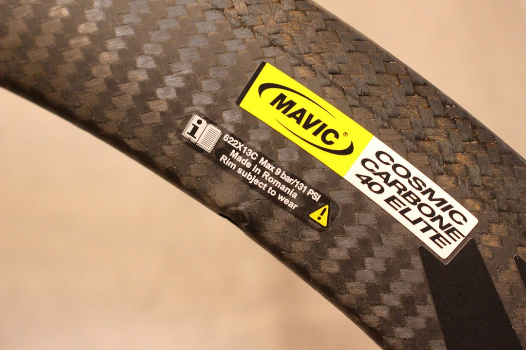 マヴィック MAVIC コスミックカーボン COSMIC CARBONE 40 ELITE アルミ カーボン クリンチャー ホイールセット シマノ 11S ナローリム【名古屋店】