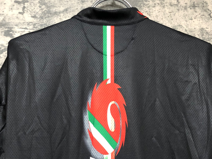 JV725 カステリ CASTELLI DINO 2 シディ SIDI 半袖 サイクルジャージ 黒赤 XL
