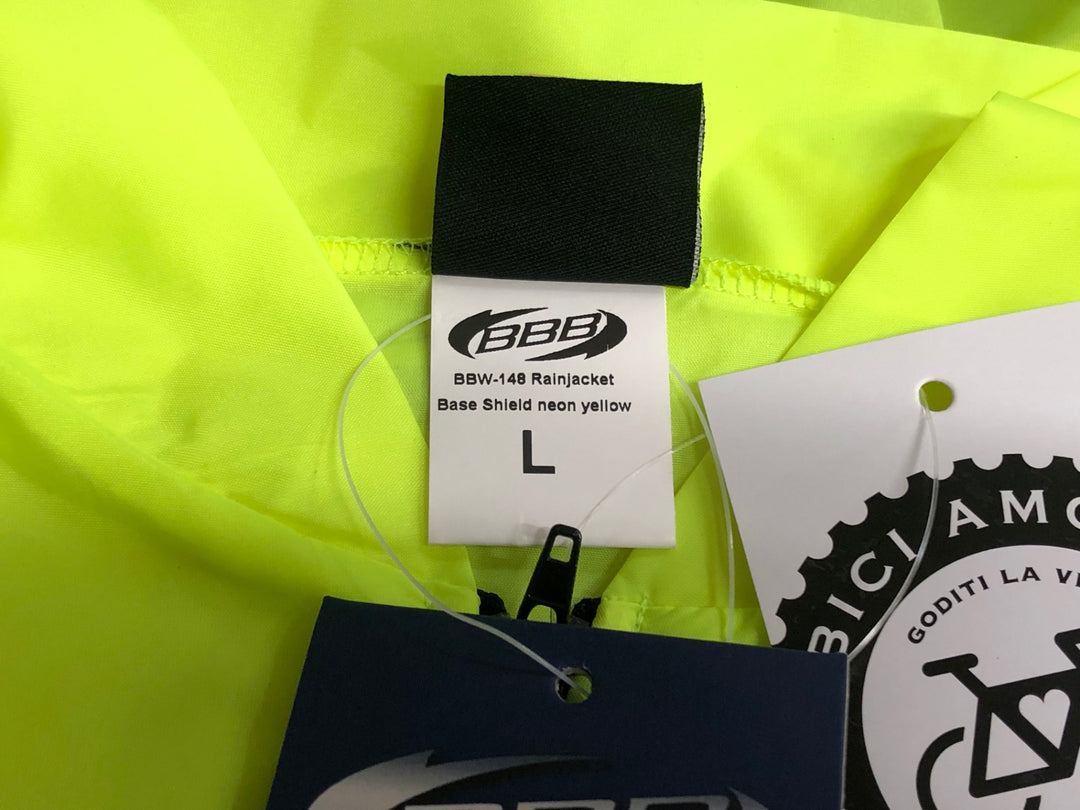 KL347 BBB cycling レインジャケット 黄 L