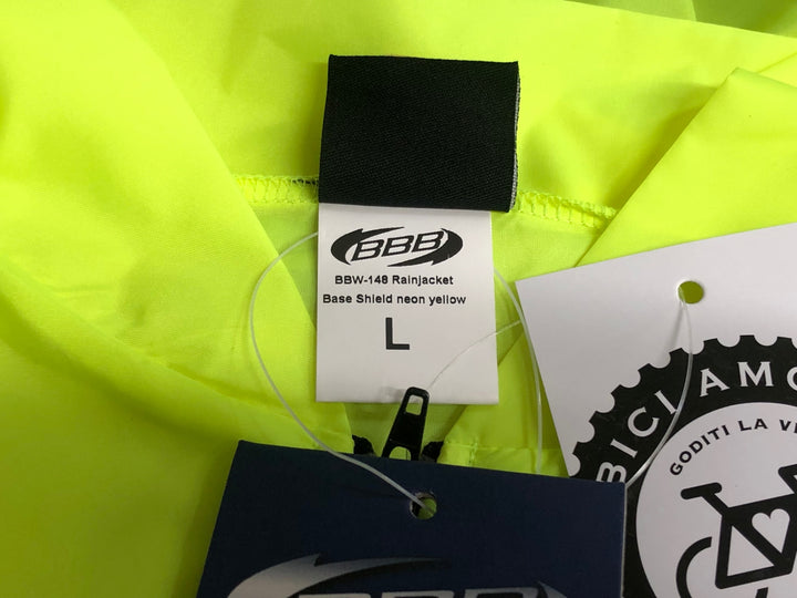 KL347 BBB cycling レインジャケット 黄 L