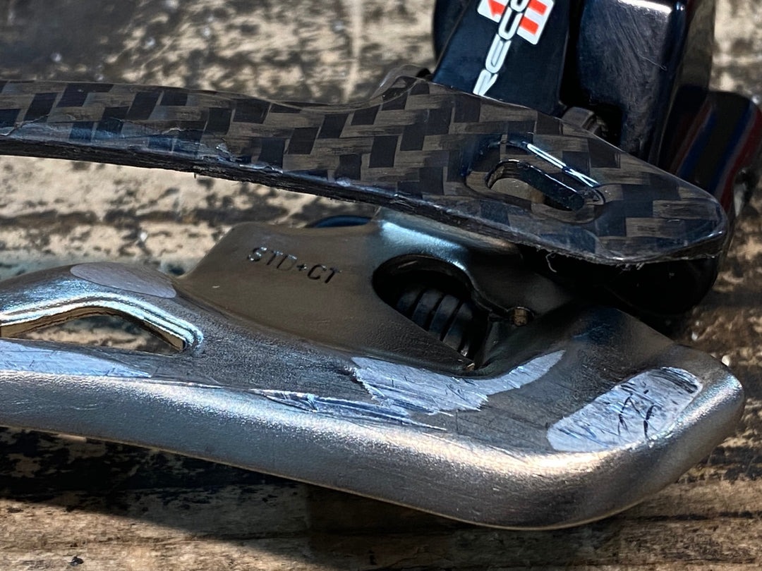 JJ140 カンパニョーロ CAMPAGNOLO レコード RECORD FD11-RE2B フロントディレイラー 直付 ※取付ボルト欠品