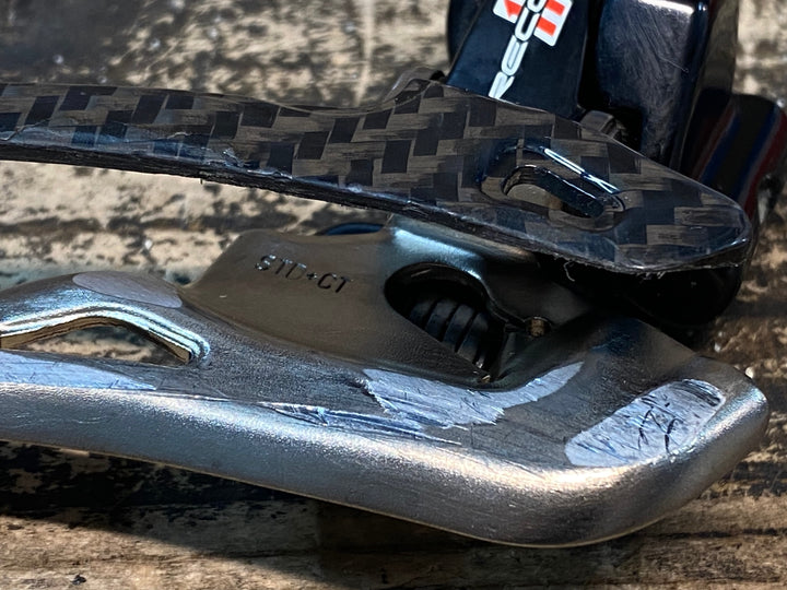 JJ140 カンパニョーロ CAMPAGNOLO レコード RECORD FD11-RE2B フロントディレイラー 直付 ※取付ボルト欠品