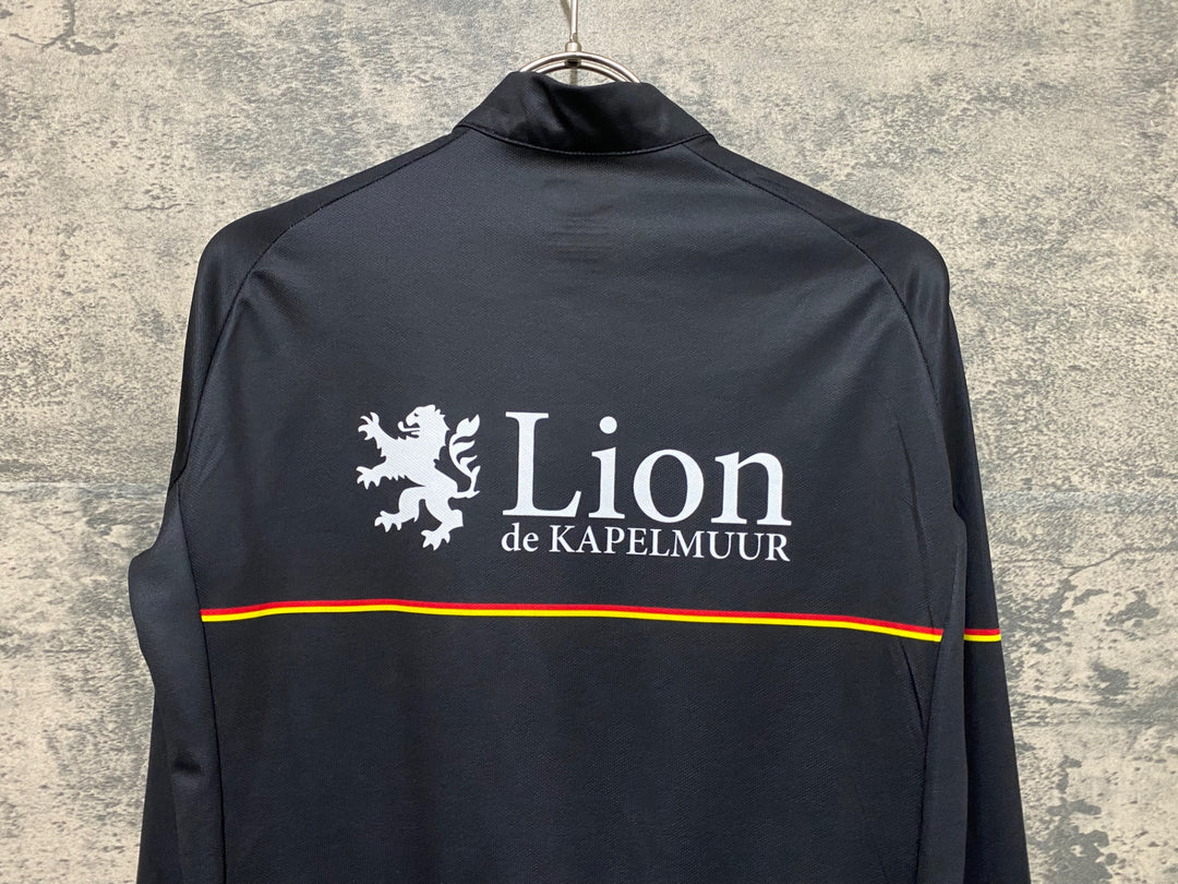 KB710 リオンドカペルミュール Lion de KAPELMUUR 長袖 サイクルジャージ 黒 M