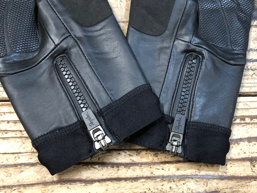 JY897 ラファ Rapha OVERMITTS 長指 グローブ 黒 M