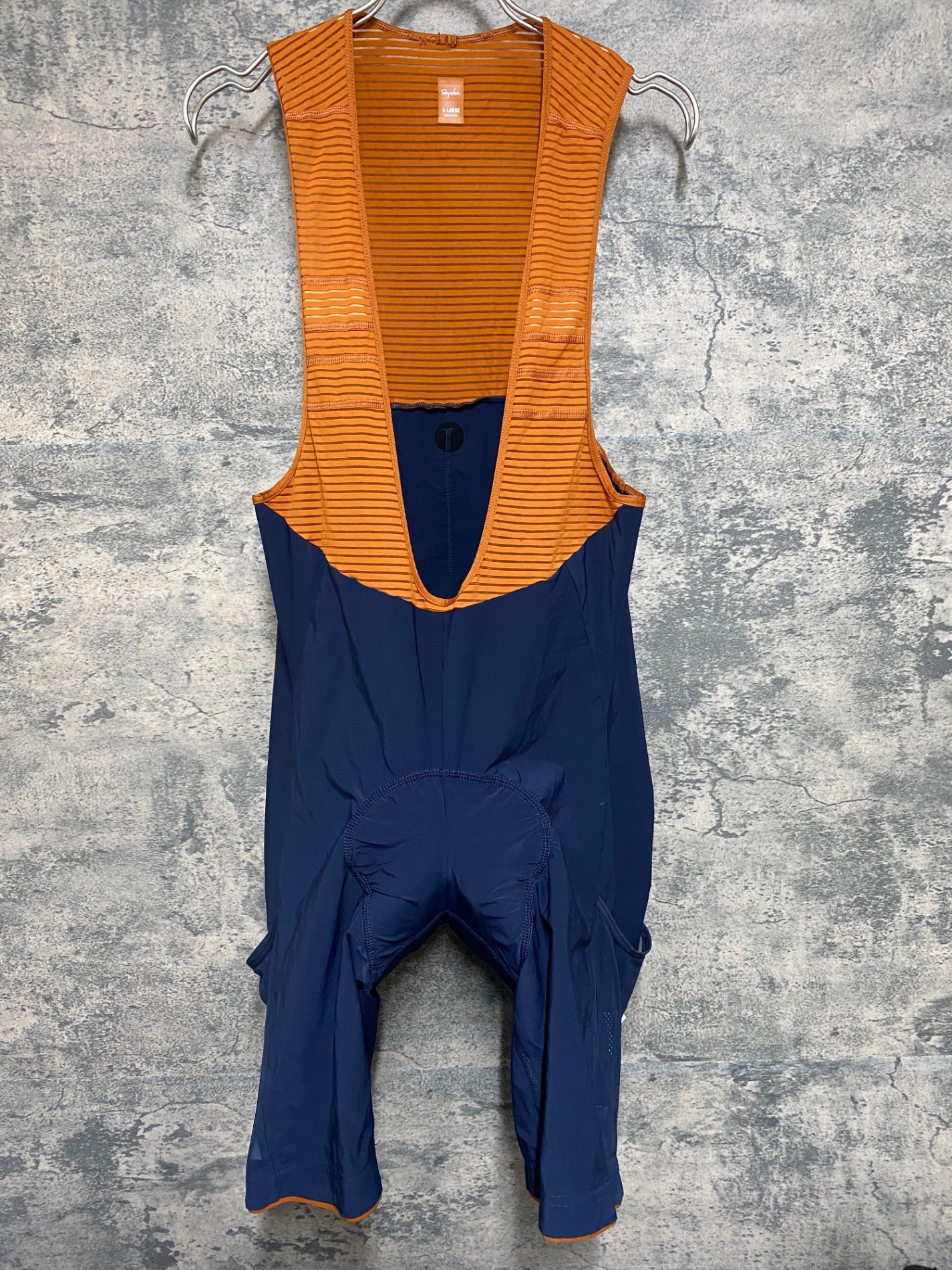 JP264 ラファ Rapha CARGO BIB SHORTS ビブショーツ 紺 オレンジ XL