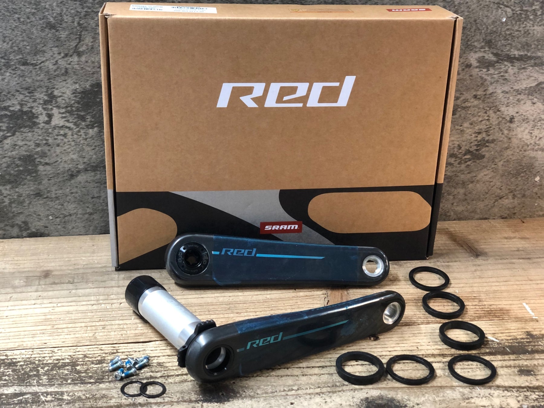 JX489 スラム SRAM レッド Red E1 クランクアーム 167.5mm dub WIDE
